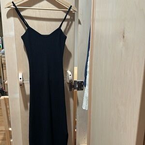 Jonathan Simkhai bodycon black midi dress